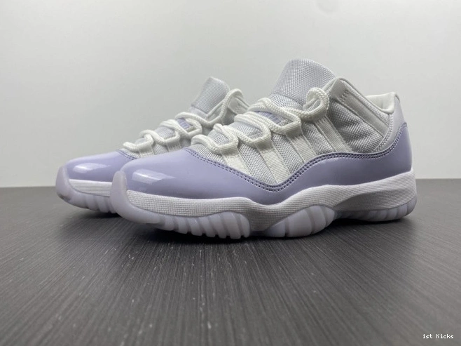 1st Kicks Shoes Violet Pure Jordan Low WMNS AH7860-101 Air 11 0630